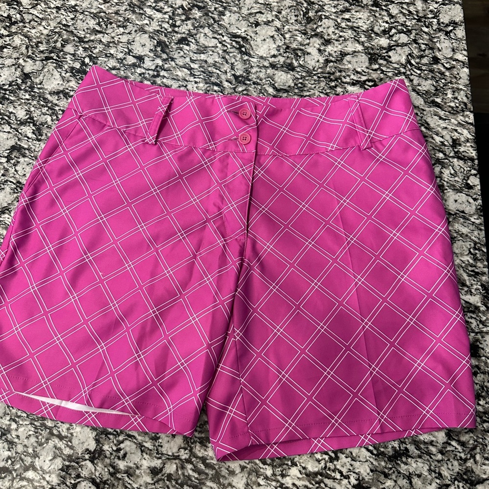 Adidas Hot Pink Golf Shorts, Size 10